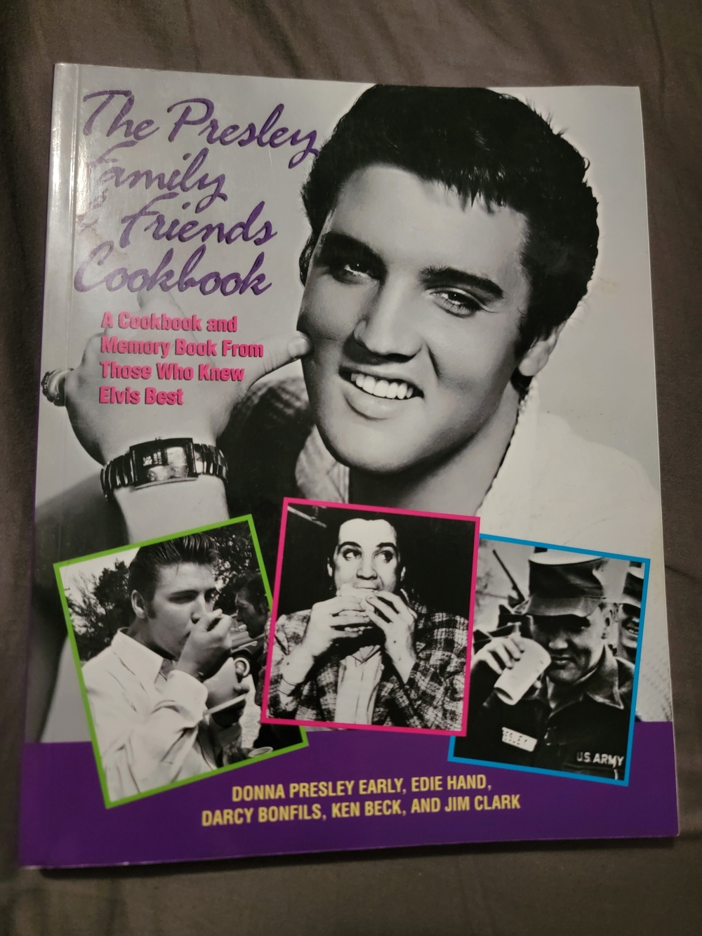 The Presley Family & Friends Cookbook - White and Purple Cover
